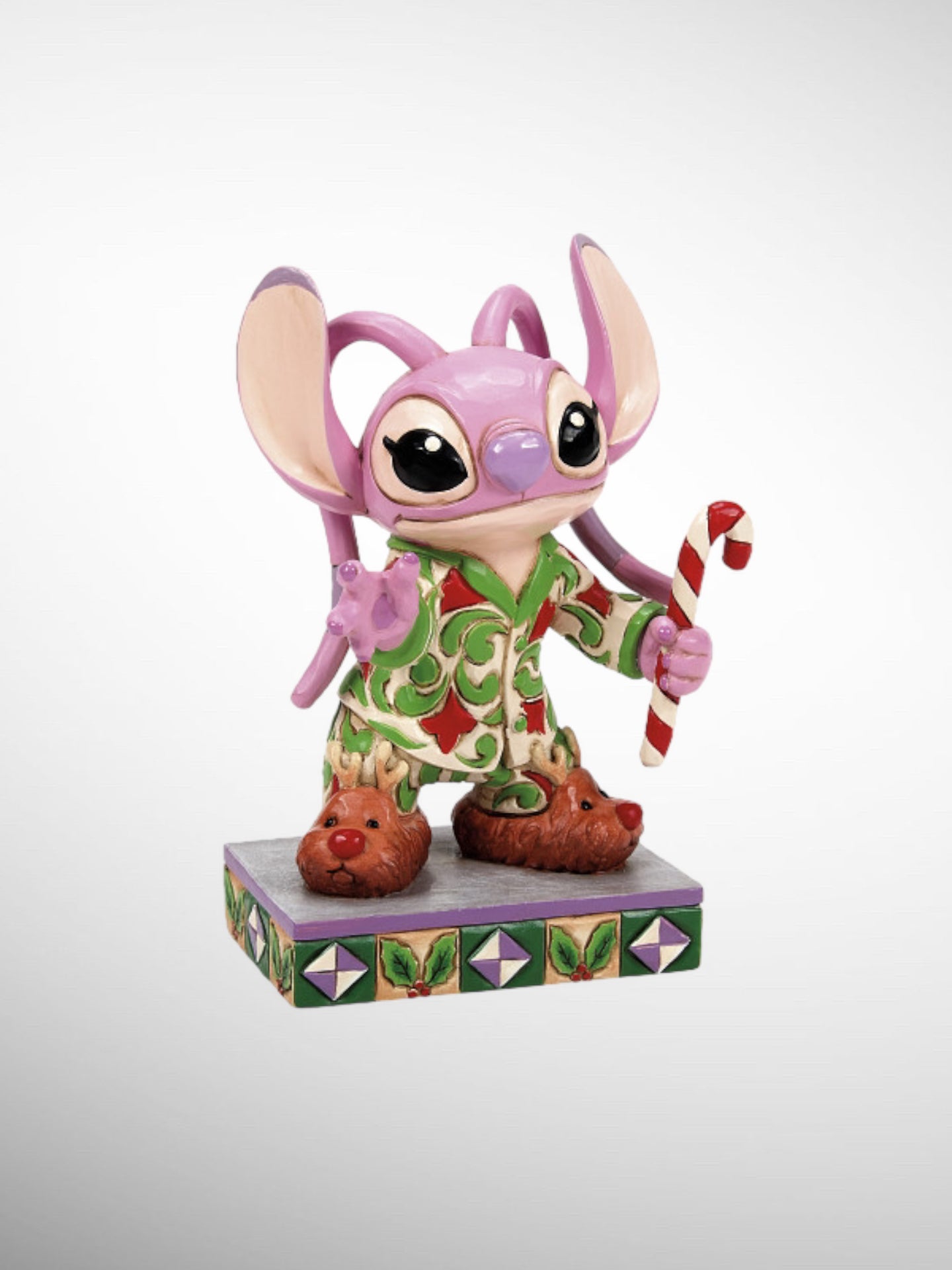 Jim Shore Disney Traditions - Christmas Dreams Holiday Angel Personality Pose Lilo and Stitch Figurine